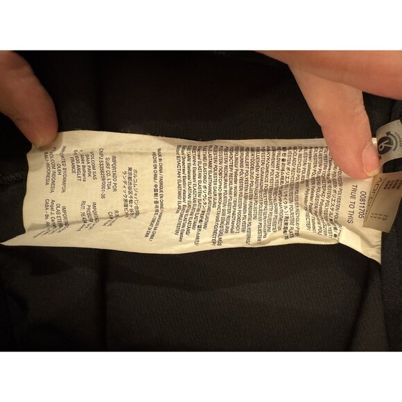 VOLCOM Simply Solid 5 Women's ECO True Sport Boardshorts Beach Gym Black Size 11 - Picture 9 of 10